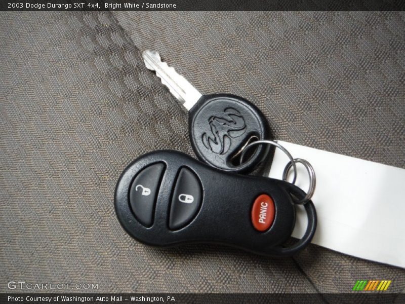 Bright White / Sandstone 2003 Dodge Durango SXT 4x4