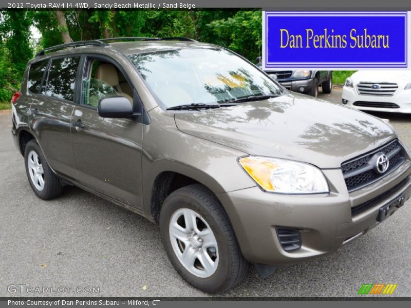 Sandy Beach Metallic / Sand Beige 2012 Toyota RAV4 I4 4WD