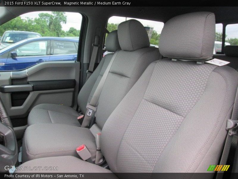 Magnetic Metallic / Medium Earth Gray 2015 Ford F150 XLT SuperCrew
