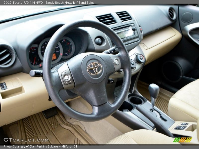 Sandy Beach Metallic / Sand Beige 2012 Toyota RAV4 I4 4WD