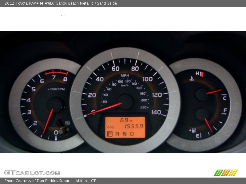 Sandy Beach Metallic / Sand Beige 2012 Toyota RAV4 I4 4WD