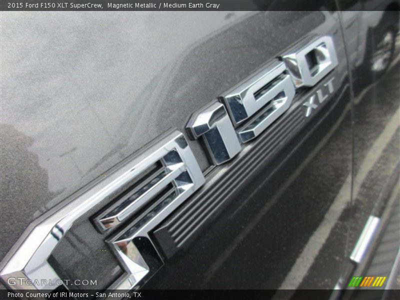 Magnetic Metallic / Medium Earth Gray 2015 Ford F150 XLT SuperCrew