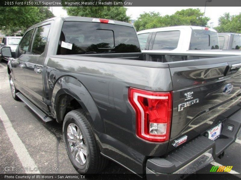 Magnetic Metallic / Medium Earth Gray 2015 Ford F150 XLT SuperCrew