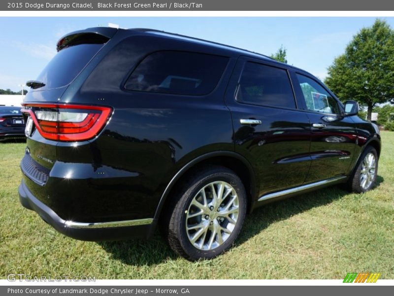 Black Forest Green Pearl / Black/Tan 2015 Dodge Durango Citadel