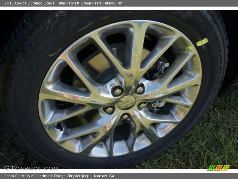 Black Forest Green Pearl / Black/Tan 2015 Dodge Durango Citadel