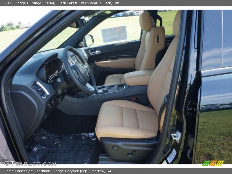 Black Forest Green Pearl / Black/Tan 2015 Dodge Durango Citadel