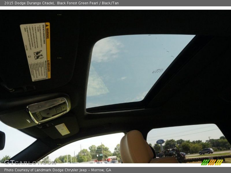 Black Forest Green Pearl / Black/Tan 2015 Dodge Durango Citadel