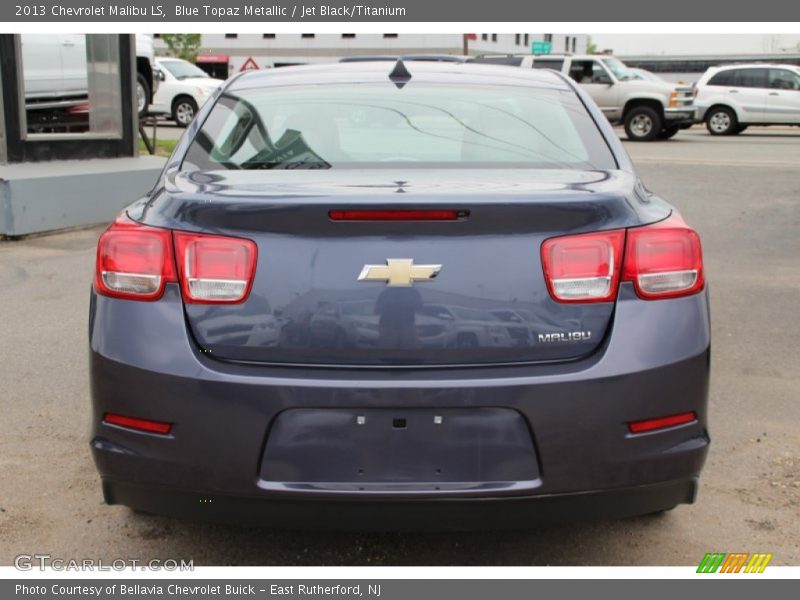 Blue Topaz Metallic / Jet Black/Titanium 2013 Chevrolet Malibu LS