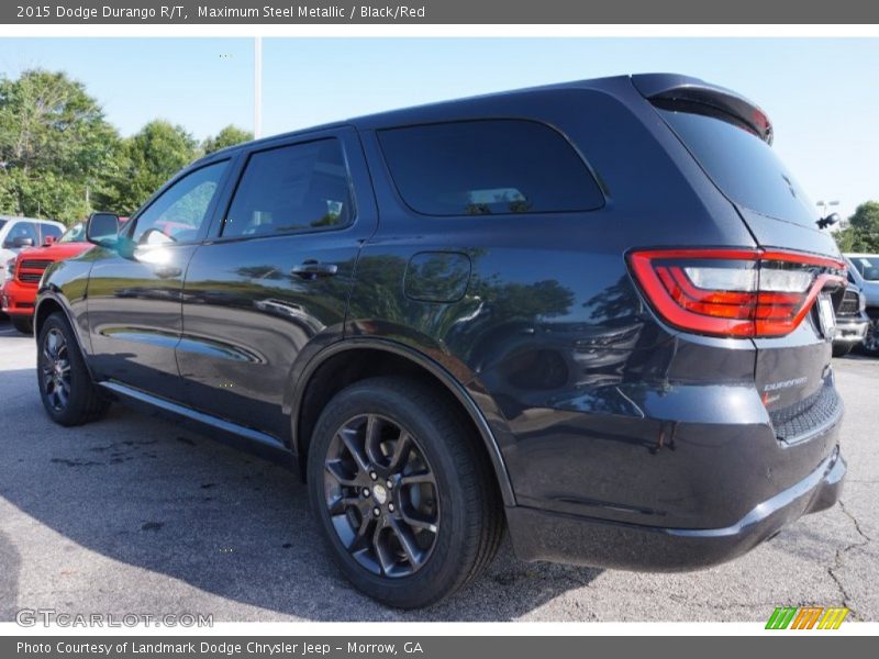 Maximum Steel Metallic / Black/Red 2015 Dodge Durango R/T