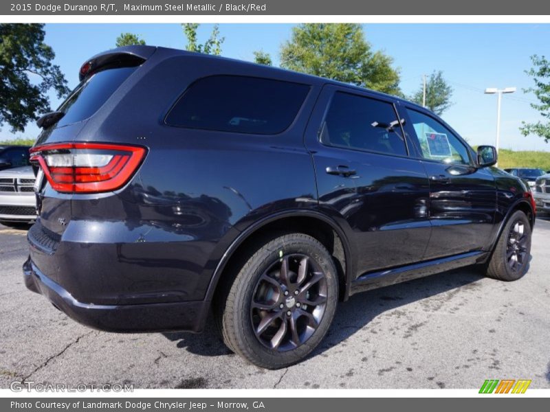 Maximum Steel Metallic / Black/Red 2015 Dodge Durango R/T