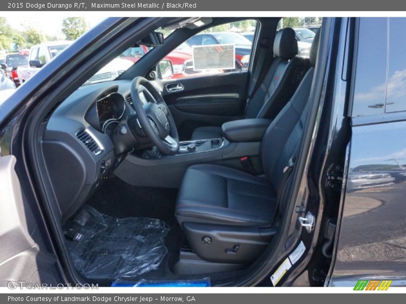 Maximum Steel Metallic / Black/Red 2015 Dodge Durango R/T