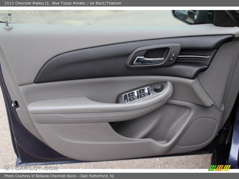 Blue Topaz Metallic / Jet Black/Titanium 2013 Chevrolet Malibu LS