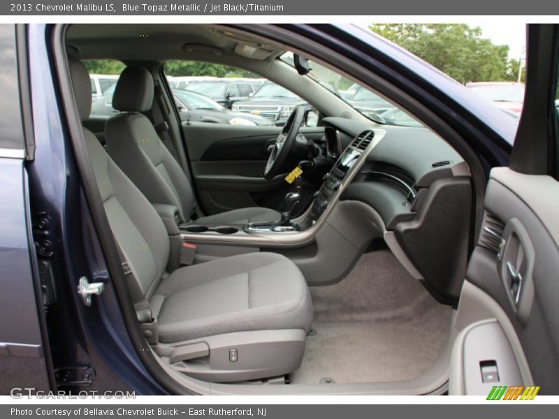 Blue Topaz Metallic / Jet Black/Titanium 2013 Chevrolet Malibu LS