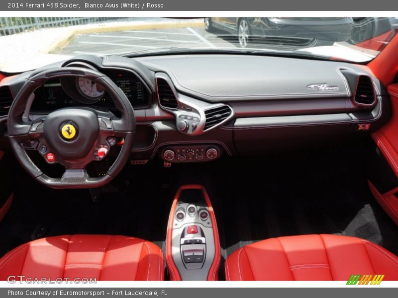 Dashboard of 2014 458 Spider