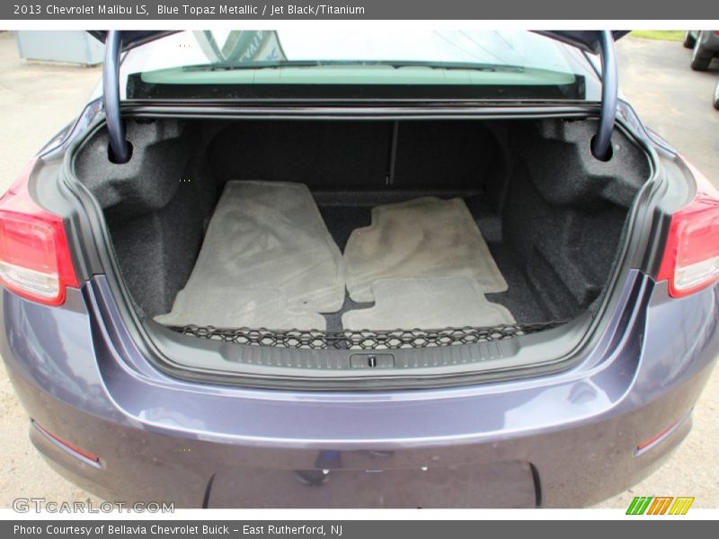 Blue Topaz Metallic / Jet Black/Titanium 2013 Chevrolet Malibu LS