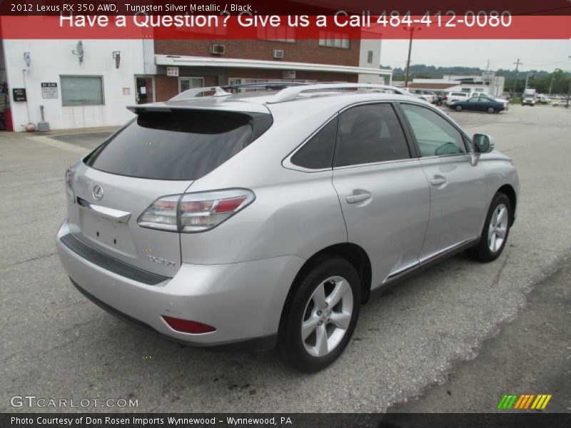 Tungsten Silver Metallic / Black 2012 Lexus RX 350 AWD