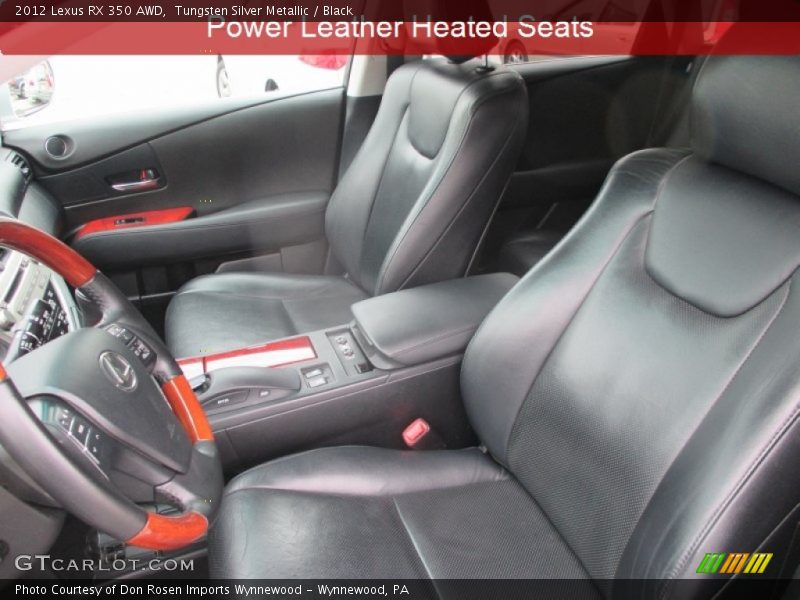 Tungsten Silver Metallic / Black 2012 Lexus RX 350 AWD