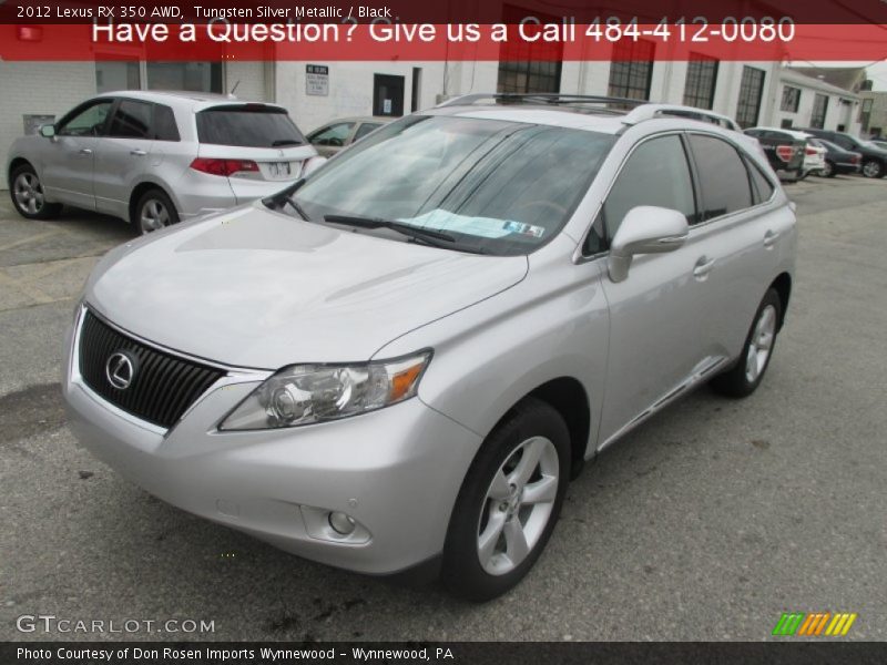 Tungsten Silver Metallic / Black 2012 Lexus RX 350 AWD