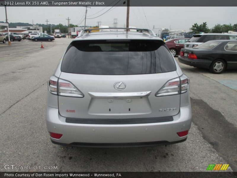 Tungsten Silver Metallic / Black 2012 Lexus RX 350 AWD
