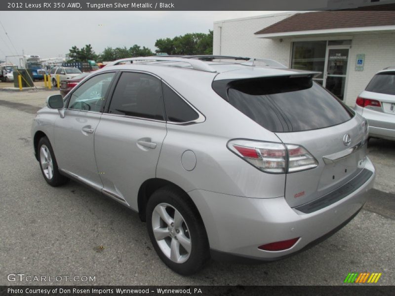 Tungsten Silver Metallic / Black 2012 Lexus RX 350 AWD