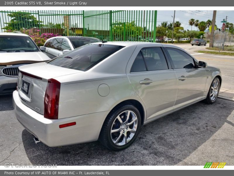 Silver Smoke / Light Gray 2005 Cadillac STS V8