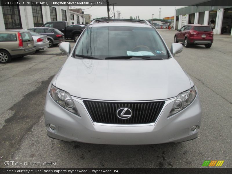 Tungsten Silver Metallic / Black 2012 Lexus RX 350 AWD