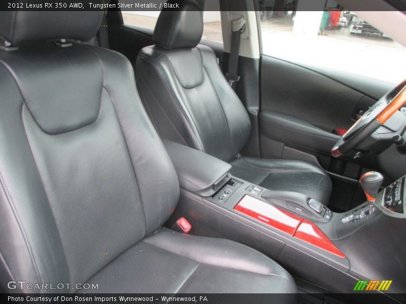 Tungsten Silver Metallic / Black 2012 Lexus RX 350 AWD