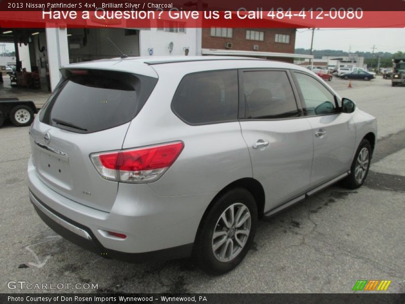 Brilliant Silver / Charcoal 2013 Nissan Pathfinder S 4x4