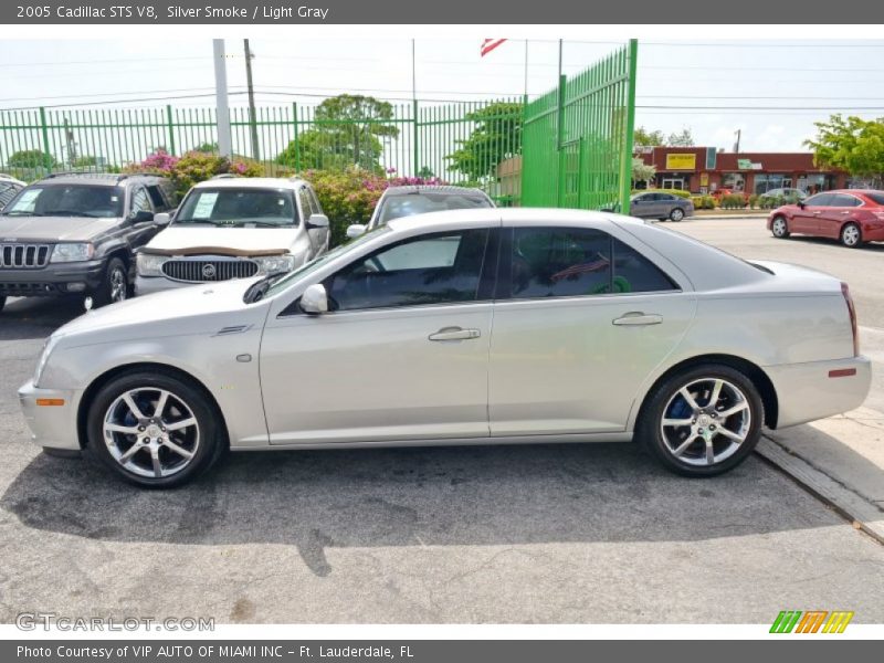 Silver Smoke / Light Gray 2005 Cadillac STS V8