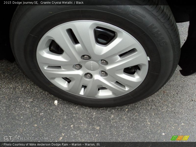 Granite Crystal Metallic / Black 2015 Dodge Journey SE
