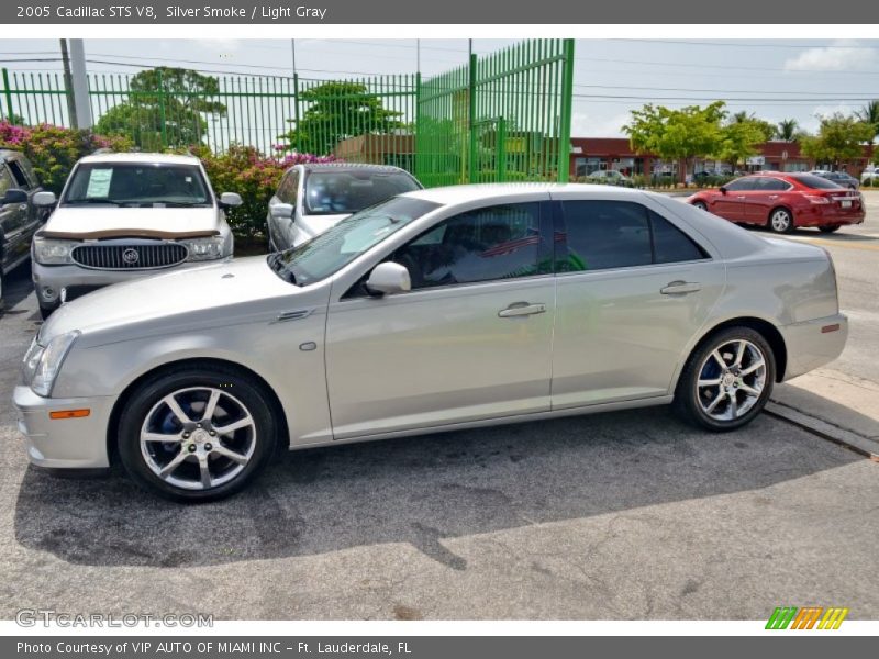 Silver Smoke / Light Gray 2005 Cadillac STS V8