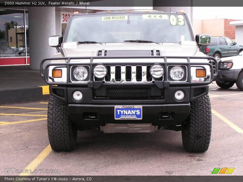 Pewter Metallic / Wheat 2003 Hummer H2 SUV
