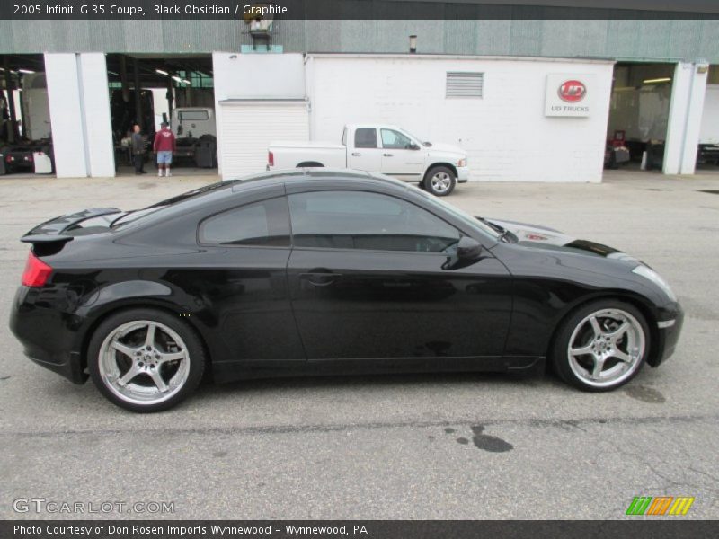 Black Obsidian / Graphite 2005 Infiniti G 35 Coupe