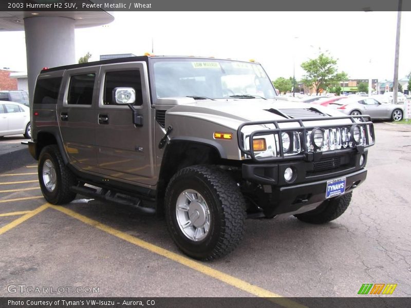 Pewter Metallic / Wheat 2003 Hummer H2 SUV