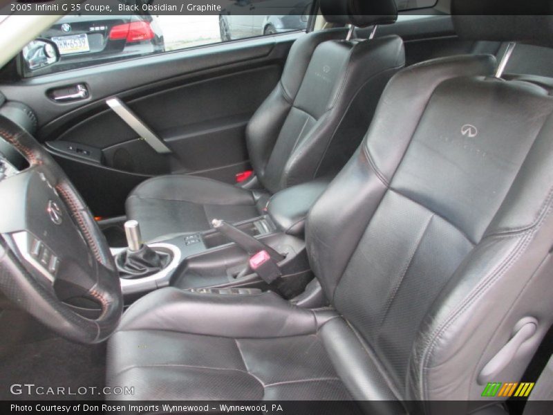Black Obsidian / Graphite 2005 Infiniti G 35 Coupe