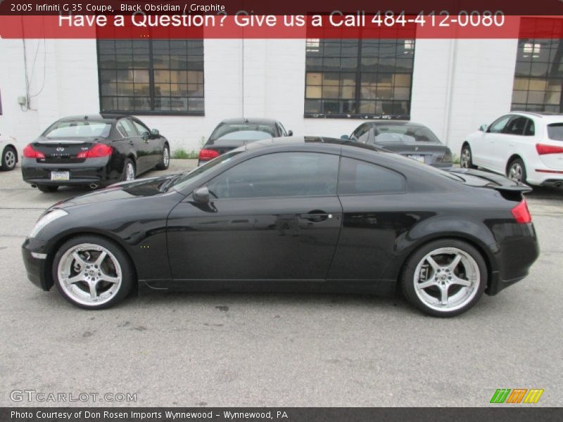 Black Obsidian / Graphite 2005 Infiniti G 35 Coupe