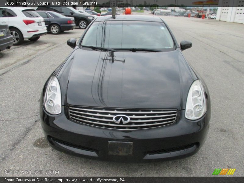 Black Obsidian / Graphite 2005 Infiniti G 35 Coupe