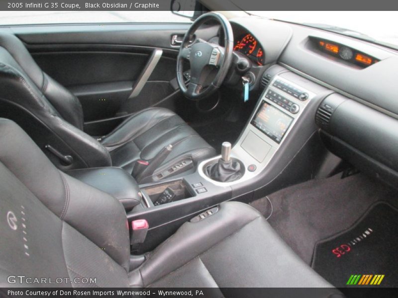 Black Obsidian / Graphite 2005 Infiniti G 35 Coupe