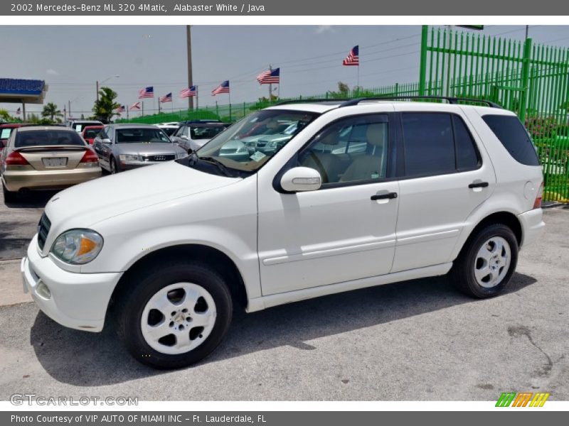 Alabaster White / Java 2002 Mercedes-Benz ML 320 4Matic