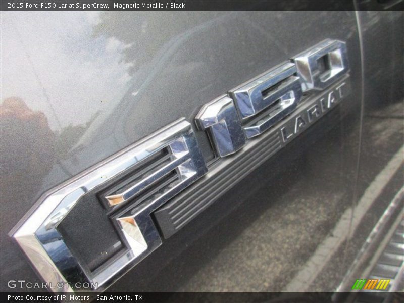 Magnetic Metallic / Black 2015 Ford F150 Lariat SuperCrew