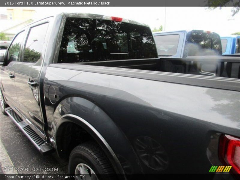 Magnetic Metallic / Black 2015 Ford F150 Lariat SuperCrew
