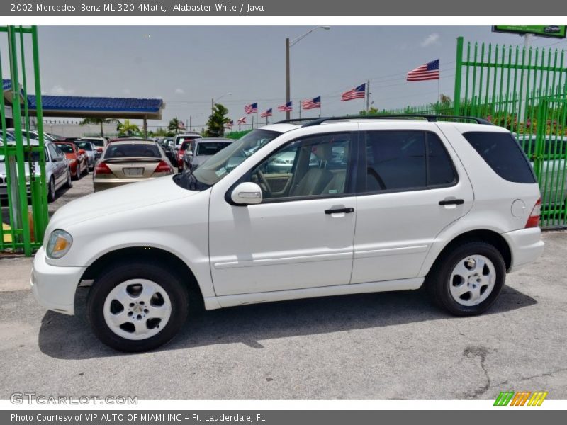 Alabaster White / Java 2002 Mercedes-Benz ML 320 4Matic