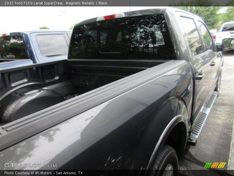 Magnetic Metallic / Black 2015 Ford F150 Lariat SuperCrew