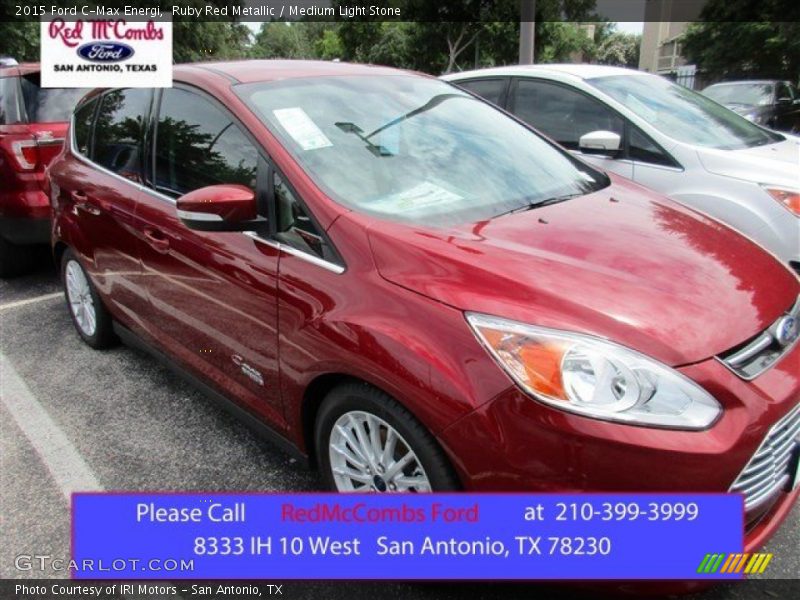 Ruby Red Metallic / Medium Light Stone 2015 Ford C-Max Energi