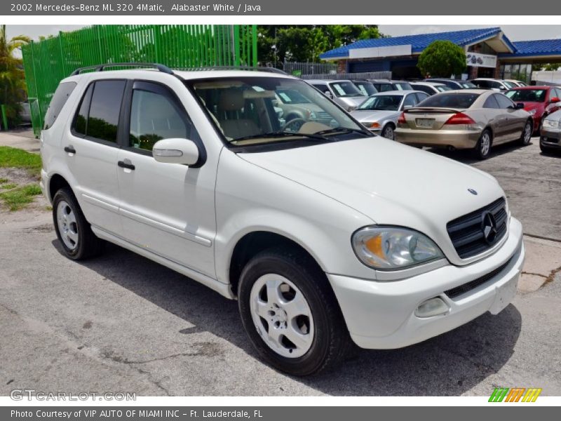 Alabaster White / Java 2002 Mercedes-Benz ML 320 4Matic