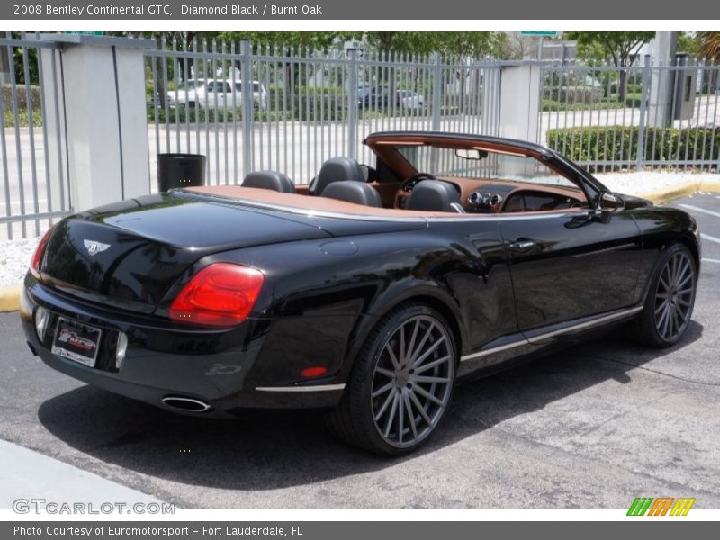 Diamond Black / Burnt Oak 2008 Bentley Continental GTC