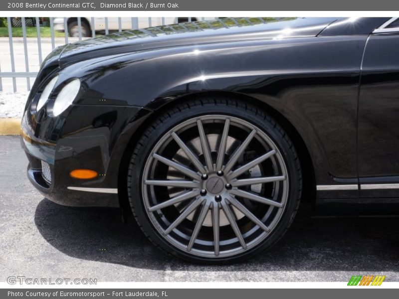 Diamond Black / Burnt Oak 2008 Bentley Continental GTC