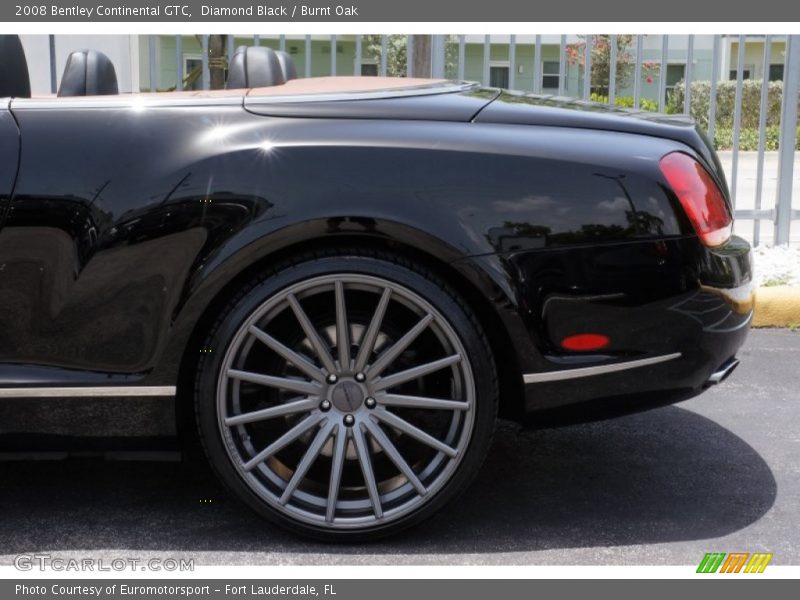 Diamond Black / Burnt Oak 2008 Bentley Continental GTC