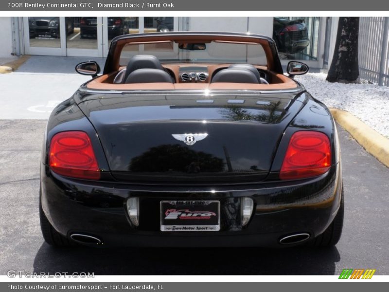 Diamond Black / Burnt Oak 2008 Bentley Continental GTC