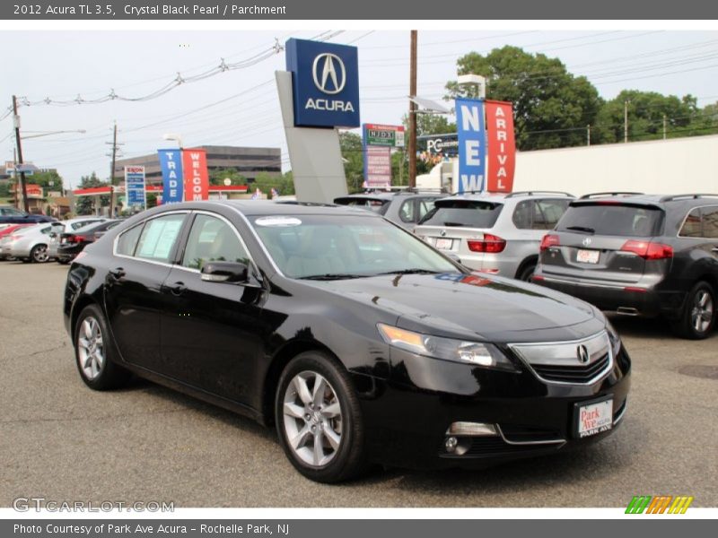 Crystal Black Pearl / Parchment 2012 Acura TL 3.5
